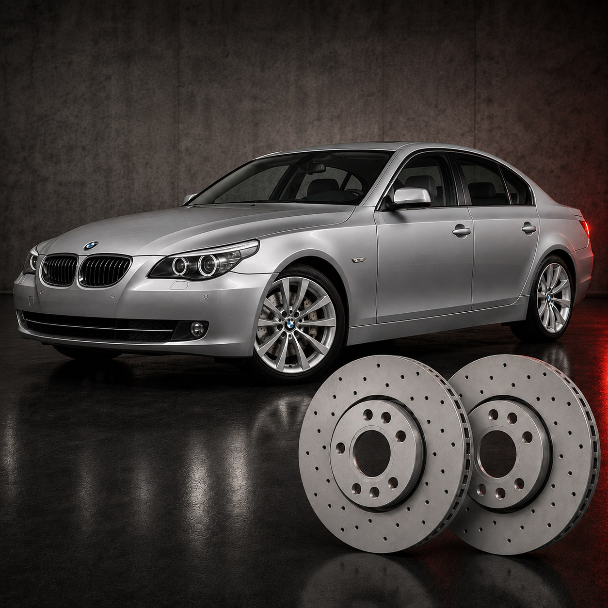BMW 520i (E60) Ön Spor Fren Disk Takımı - Görsel 3
