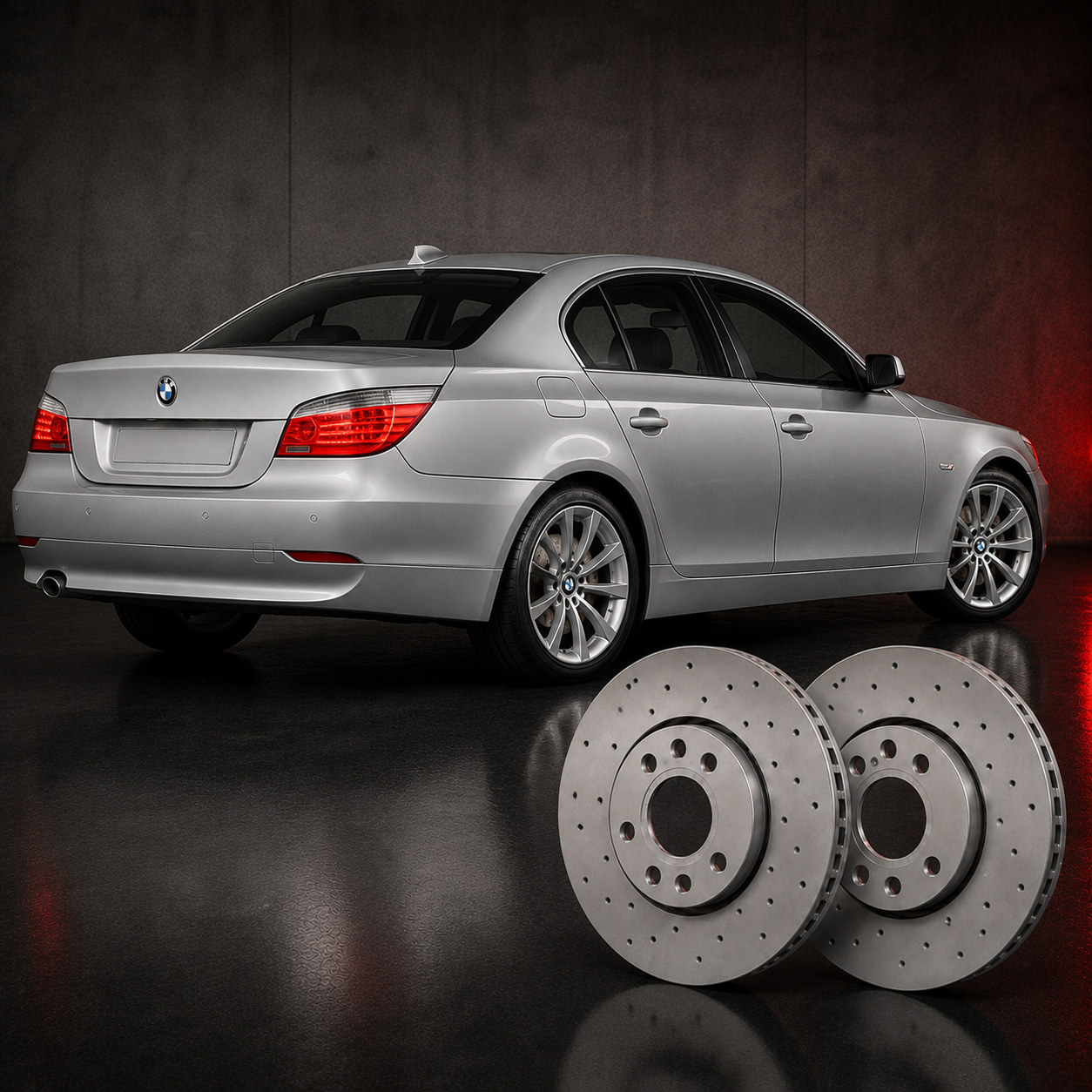BMW 520i (E60) Arka Spor Fren Disk Takımı - Görsel 4