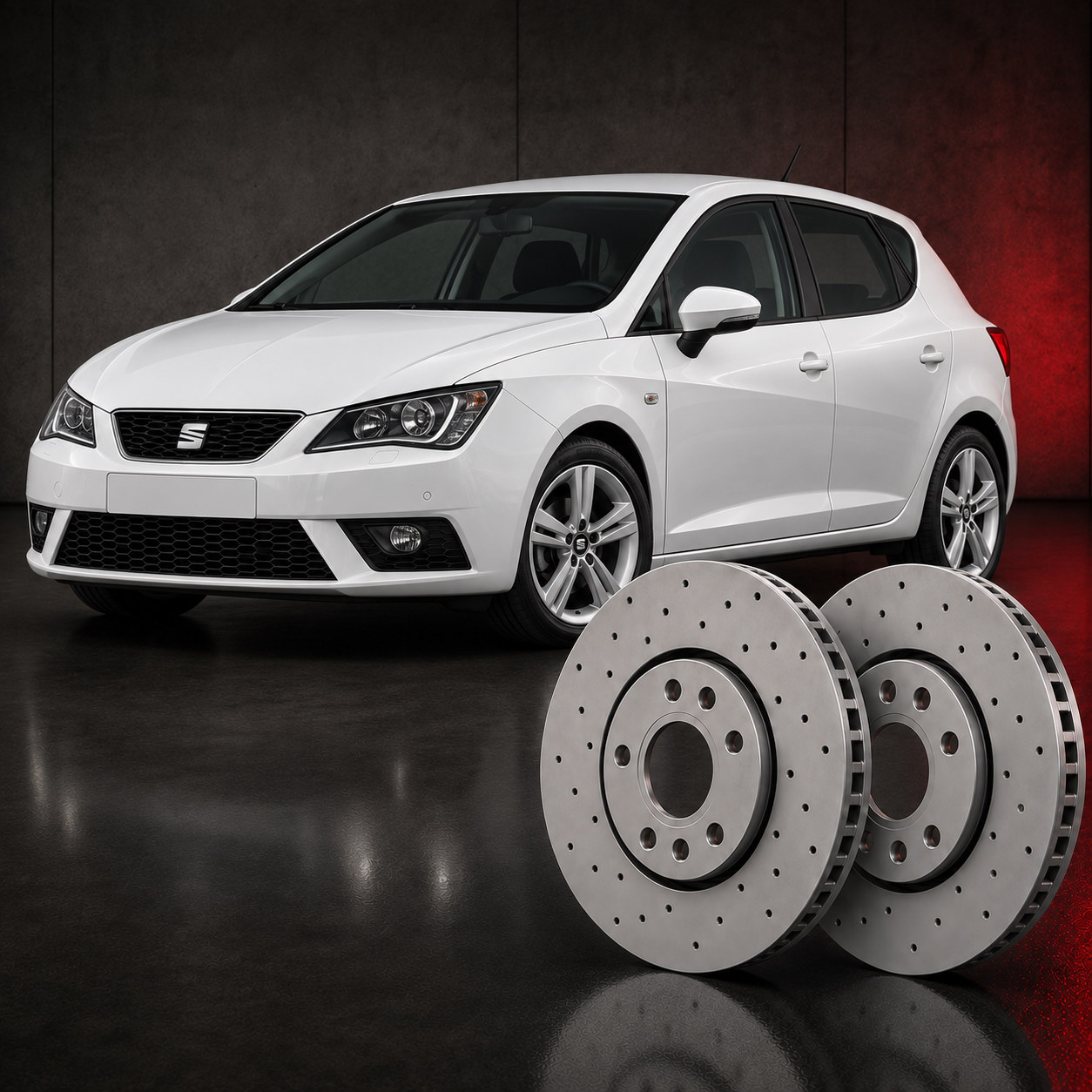 Seat Ibiza (6J) Ön Spor Fren Disk Takımı - Görsel 5