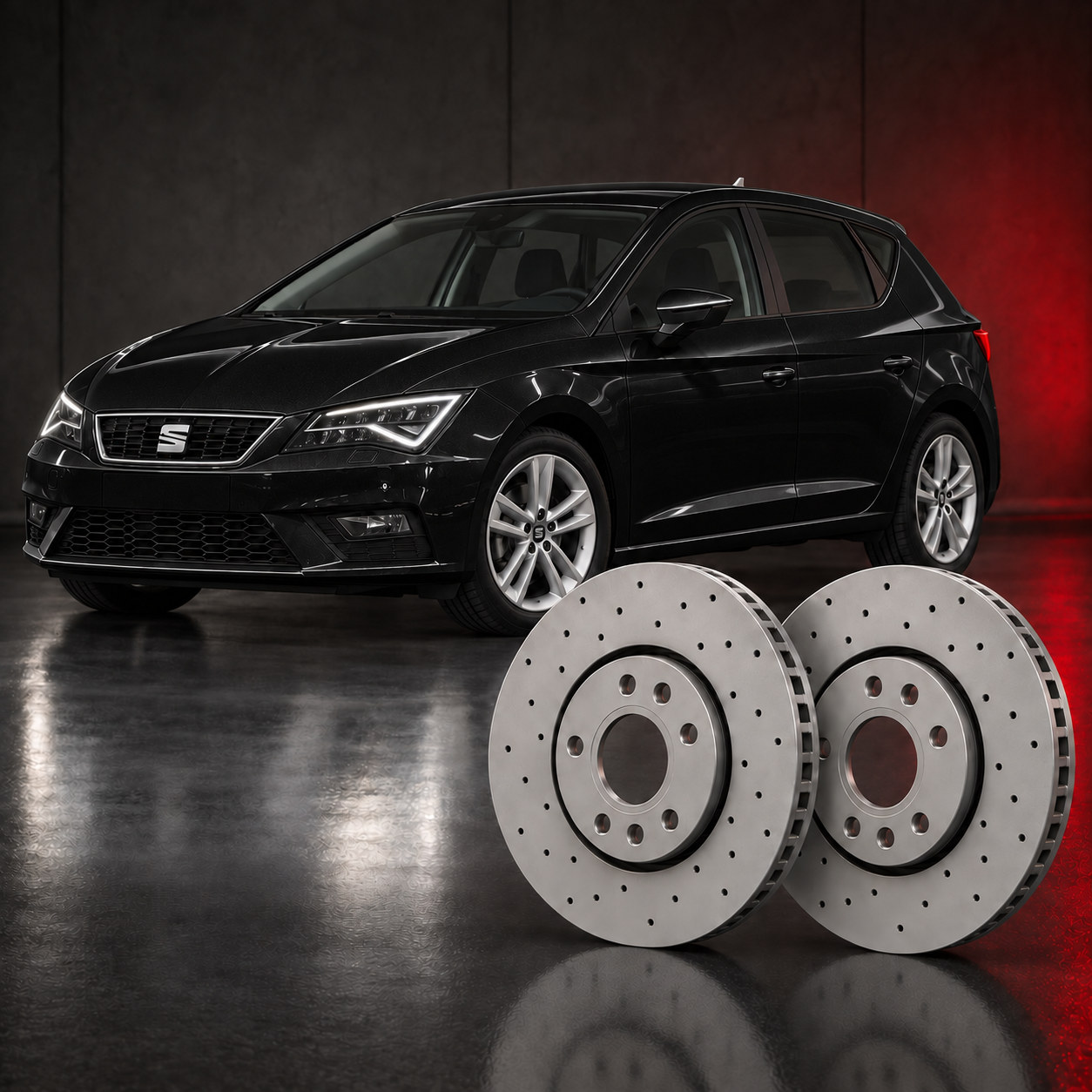 Seat Leon Mk3 (5F) Ön Spor Fren Disk Takımı 276mm - Görsel 3