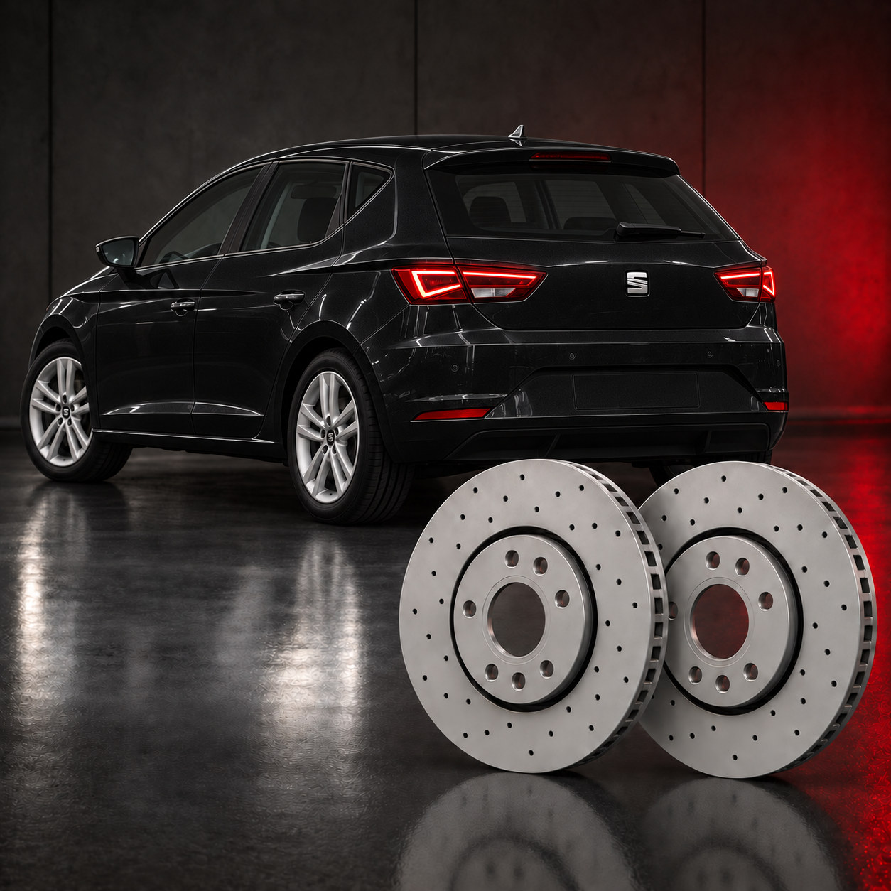 Seat Leon Mk3 (5F) Arka Spor Fren Disk Takımı 272mm - Görsel 2