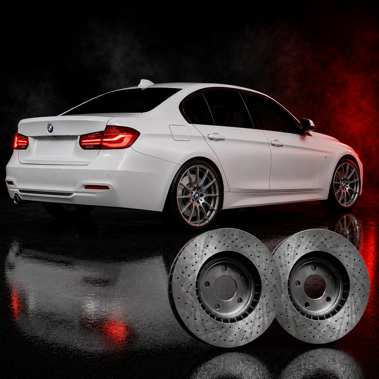 BMW 320d (F30) Arka Spor Fren Disk Takımı - Görsel 3